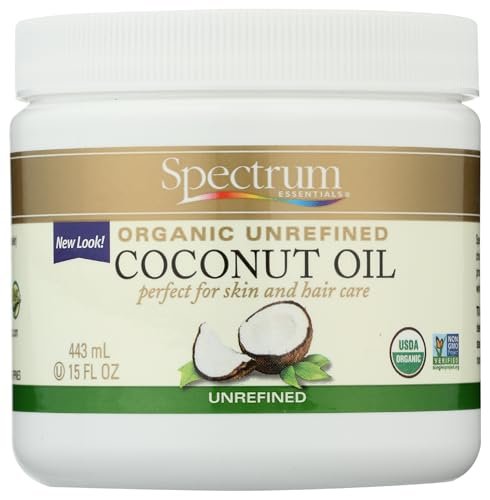 Spectrum Essentials Organic Virgin Coconut Oil, Unrefined, 15 oz - görsel 2