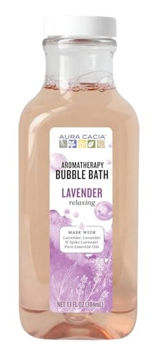 Aura Cacia Relaxing Lavender Bubble Bath - 13 fl oz, Paraben-Free with 100% Pure Essential Oils - görsel 2