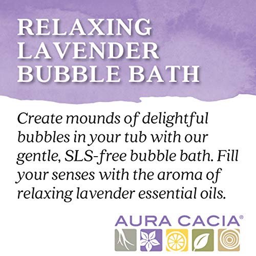 Aura Cacia Relaxing Lavender Bubble Bath - 13 fl oz, Paraben-Free with 100% Pure Essential Oils - görsel 8
