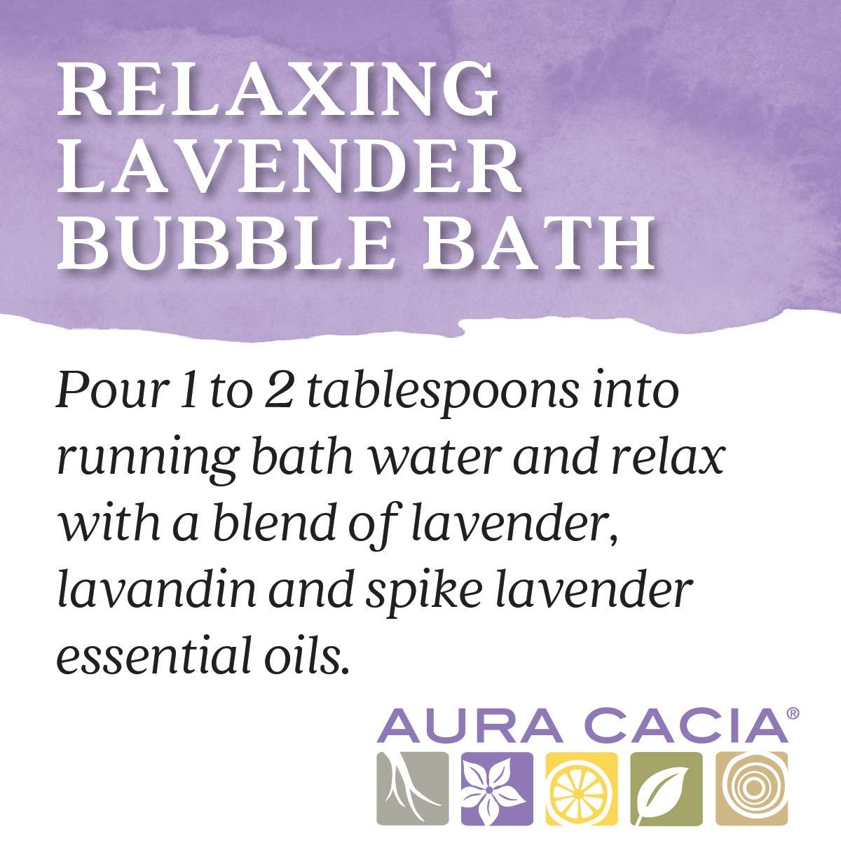 Aura Cacia Relaxing Lavender Bubble Bath - 13 fl oz, Paraben-Free with 100% Pure Essential Oils - görsel 5