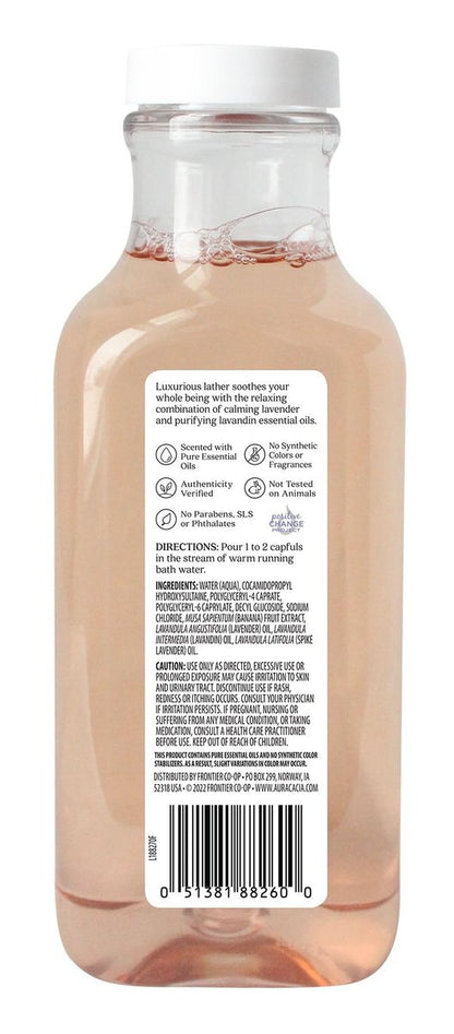 Aura Cacia Relaxing Lavender Bubble Bath - 13 fl oz, Paraben-Free with 100% Pure Essential Oils