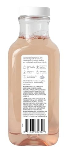 Aura Cacia Relaxing Lavender Bubble Bath - 13 fl oz, Paraben-Free with 100% Pure Essential Oils