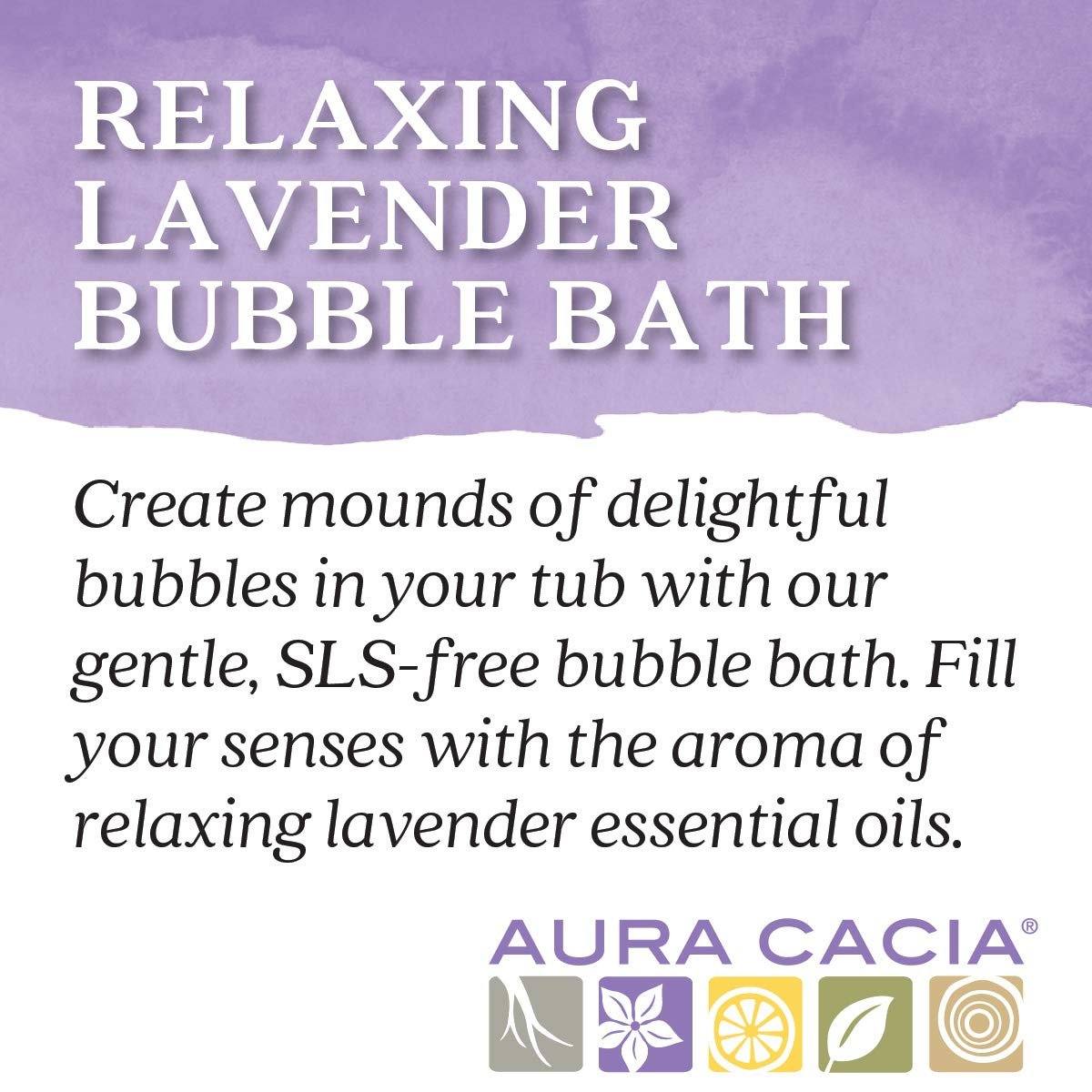 Aura Cacia Relaxing Lavender Bubble Bath - 13 fl oz, Paraben-Free with 100% Pure Essential Oils - görsel 7