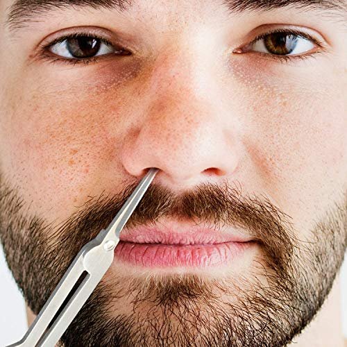 Seki Edge Stainless Steel Nostril Scissors SS-908 – Safety Grooming Scissors with Round Blunt Tips for Nose & Facial Hair, Made in Japan Avelisse