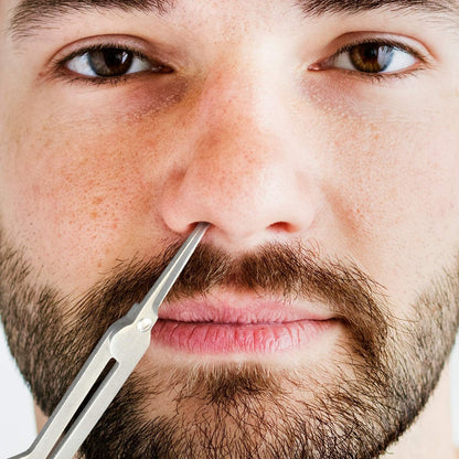 Seki Edge Stainless Steel Nostril Scissors SS-908 – Safety Grooming Scissors with Round Blunt Tips for Nose & Facial Hair, Made in Japan Avelisse