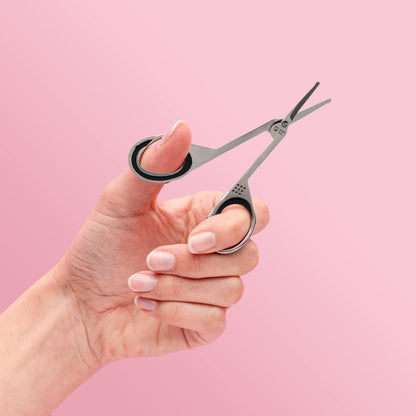 Seki Edge Stainless Steel Nostril Scissors SS-908 – Safety Grooming Scissors with Round Blunt Tips for Nose & Facial Hair, Made in Japan Avelisse