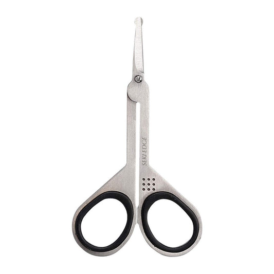 Seki Edge Stainless Steel Nostril Scissors – Superior Safety: Round blunt tips protect delicate nasal passages and – Image 1