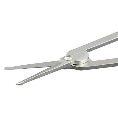 Seki Edge Stainless Steel Nostril Scissors SS-908 – Safety Grooming Scissors with Round Blunt Tips for Nose & Facial Hair, Made in Japan Avelisse