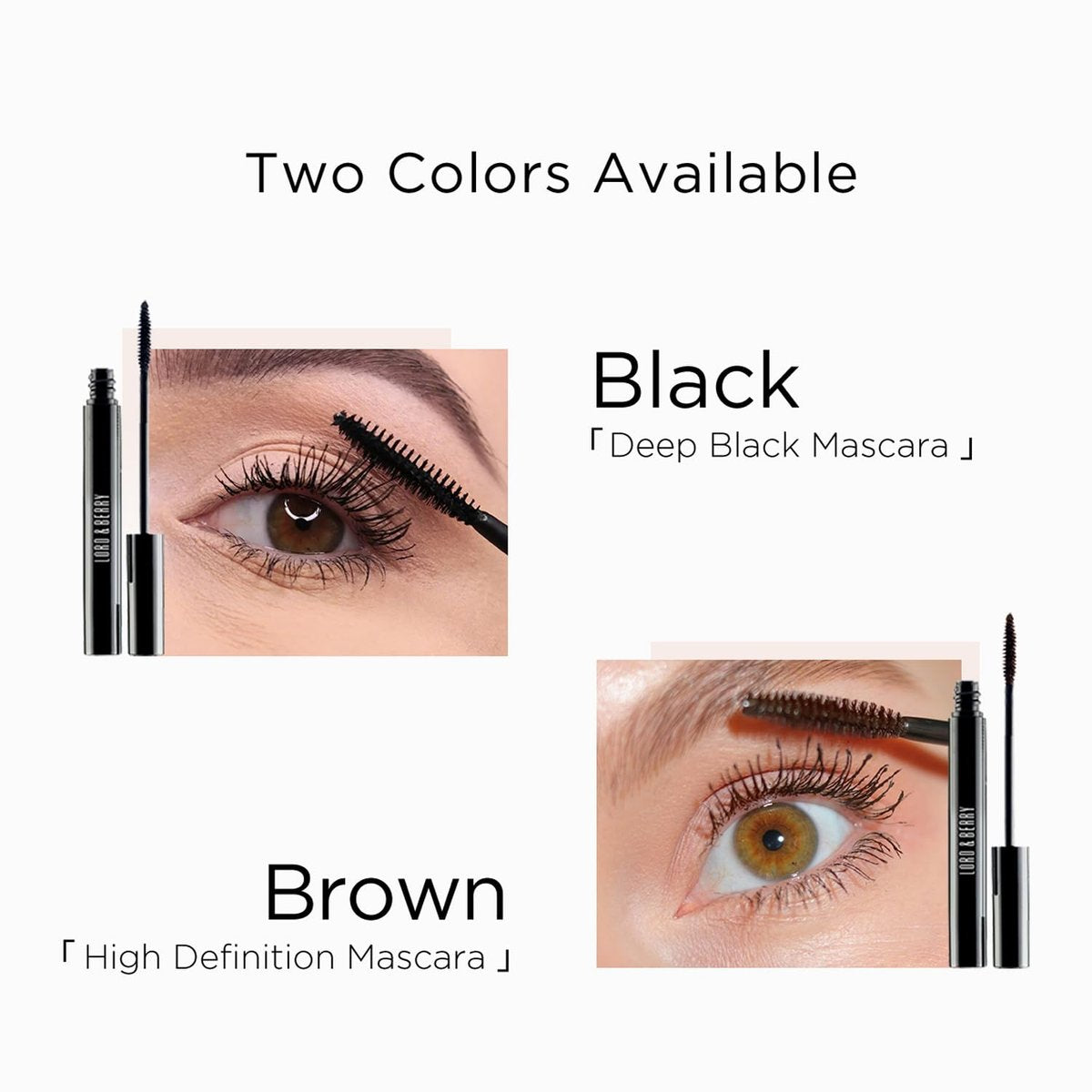 Lord & Berry Back in Brown High Definition Mascara - Water Resistant Intense Brown Mascara - 1351 Deep Brown - 0.6 oz - görsel 15
