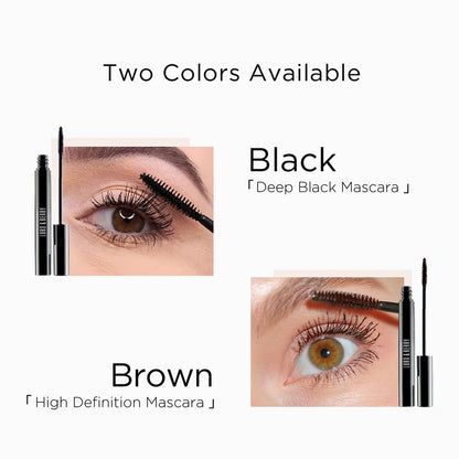 Lord & Berry Back in Brown High Definition Mascara - Water Resistant Intense Brown Mascara - 1351 Deep Brown - 0.6 oz
