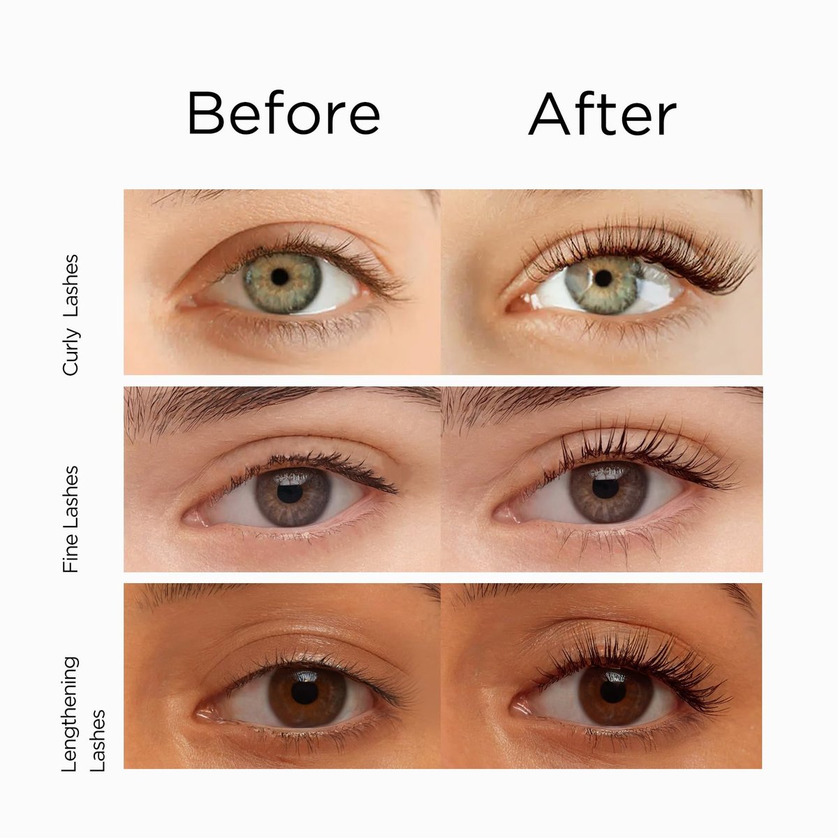 Lord & Berry Back in Brown High Definition Mascara - Water Resistant Intense Brown Mascara - 1351 Deep Brown - 0.6 oz - görsel 9