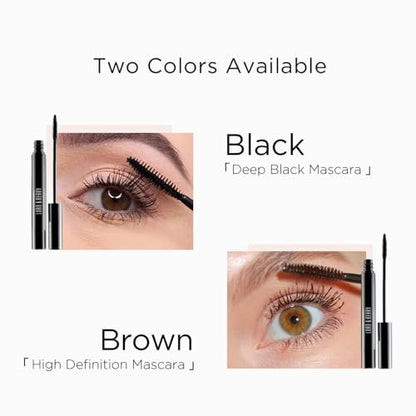 Lord & Berry Back in Brown High Definition Mascara - Water Resistant Intense Brown Mascara - 1351 Deep Brown - 0.6 oz