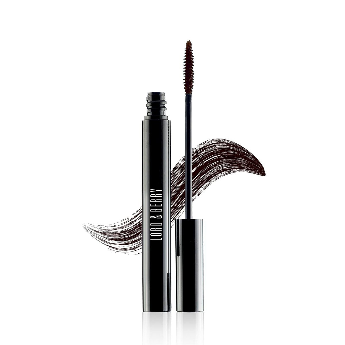 Lord & Berry Back in Brown High Definition Mascara - Water Resistant Intense Brown Mascara - 1351 Deep Brown - 0.6 oz - görsel 1