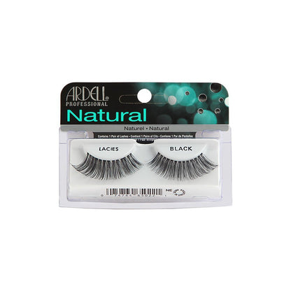 Ardell Lacies Black False Lashes – Natural Human Hair Eyelashes