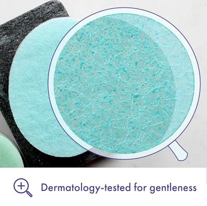 Buf-Puf Body Sponge – Gentle Exfoliating Bath Sponge for Smooth Skin, 2-Pack Avelisse