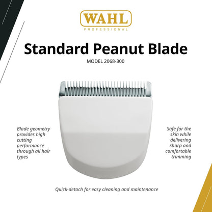 Wahl Professional Standard Snap-On Peanut Blade – #30 Size, Steel, Easy Maintenance for Clippers Avelisse
