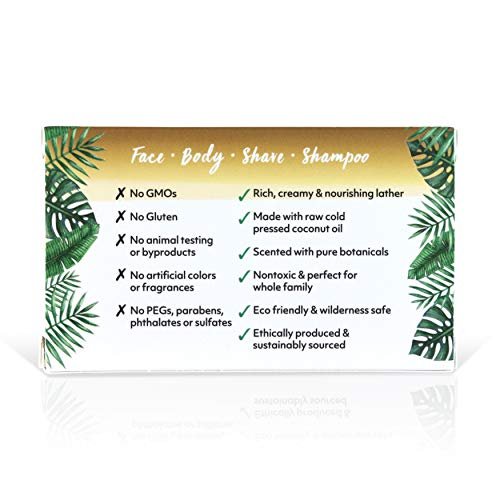 Organic Fiji Coco Fiji Soap Bar for Face and Body – Infused with Organic Coconut Oil & Pineapple Coconut Essential Oil – Natural Moisturizing & Pore Purifying Soap, 7 oz, Pack of 2 - görsel 6