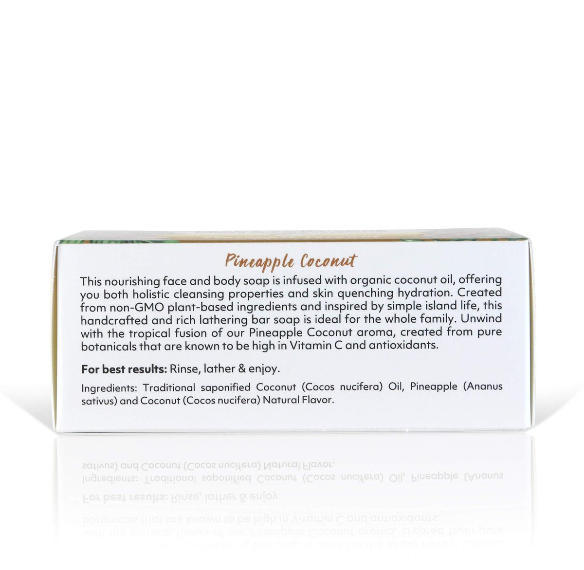 Organic Fiji Coco Fiji Soap Bar for Face and Body – Infused with Organic Coconut Oil & Pineapple Coconut Essential Oil – Natural Moisturizing & Pore Purifying Soap, 7 oz, Pack of 2 - görsel 3
