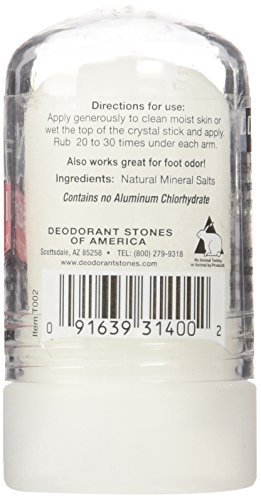 THAI 100% Natural Crystal Deodorant Stick, Mini Travel Size (2.125 oz) – Aluminum-Free, Hypoallergenic - görsel 6