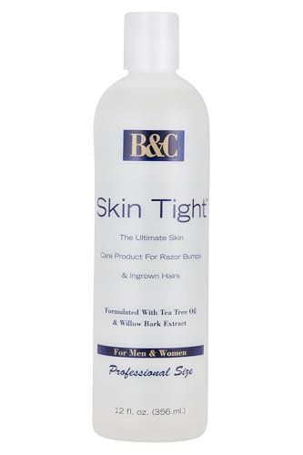 B&C Skin Tight Extra Strength Treatment for Razor Bumps & Ingrown Hairs - 12 oz Avelisse