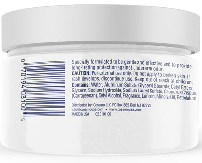 Tussy Cream Deodorant Powder Fresh - 1.7 oz | Aluminum-Free, Sensitive Skin Safe
