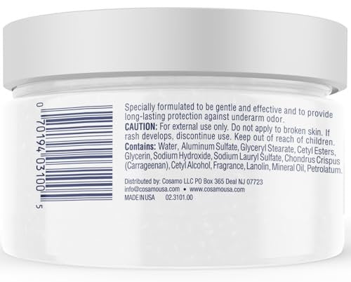Tussy Cream Deodorant Powder Fresh - 1.7 oz | Aluminum-Free, Sensitive Skin Safe - görsel 3