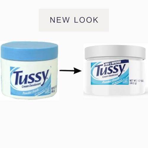 Tussy Cream Deodorant Powder Fresh - 1.7 oz | Aluminum-Free, Sensitive Skin Safe - görsel 5