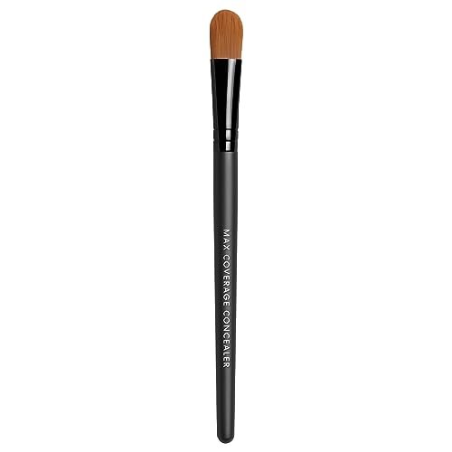 bareMinerals Maximum Coverage Flat Concealer Brush – Vegan & Synthetic Fiber Concealer Blending Brush for Full Coverage Avelisse