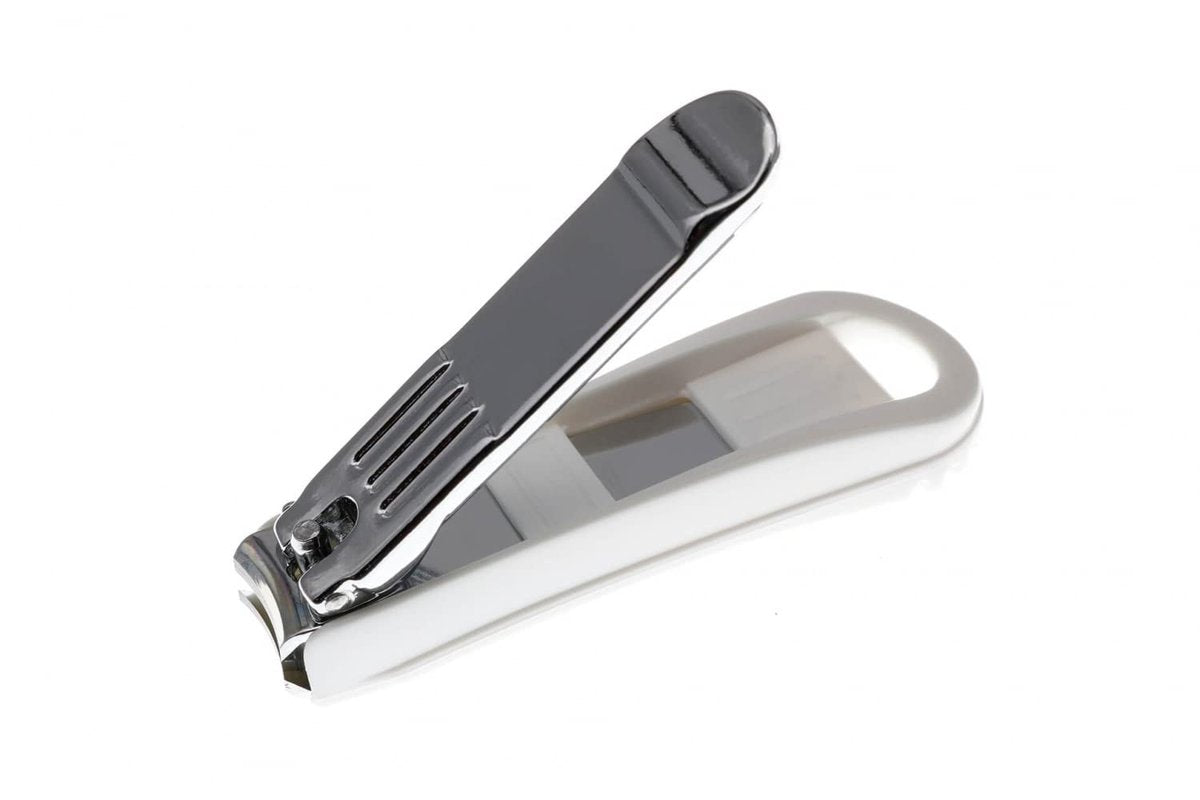 Seki Edge Deluxe Fingernail Clipper with Nail Catcher & Built-in File (SS-101) - Silver, Alloy Steel Avelisse