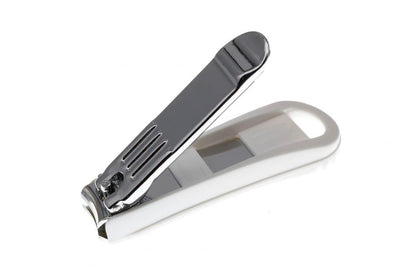 Seki Edge Deluxe Fingernail Clipper with Nail Catcher & Built-in File (SS-101) - Silver, Alloy Steel Avelisse