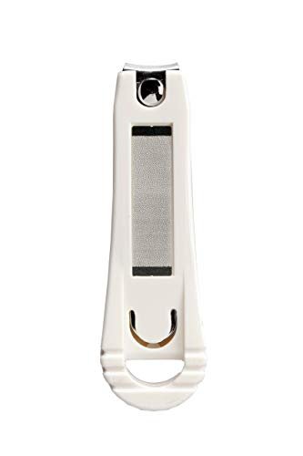 Seki Edge Deluxe Fingernail Clipper with Nail Catcher & Built-in File (SS-101) - Silver, Alloy Steel Avelisse
