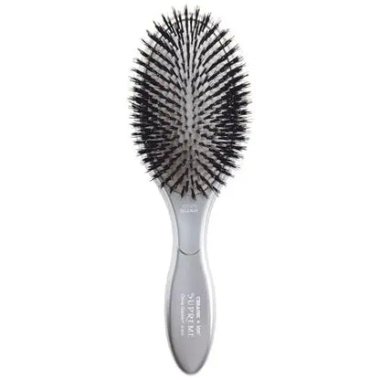 Olivia Garden Ceramic + Ion Supreme Paddle Hair Brush - Professional Boar Bristle Brush for Frizz-Free Results, All Hair Lengths Avelisse
