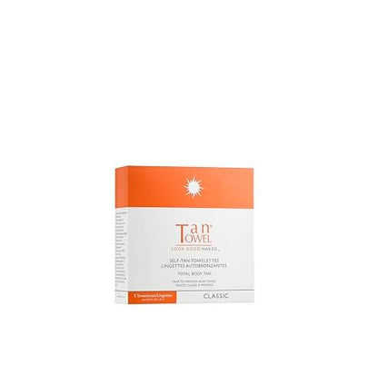 Tan Towel Classic Full Body Self-Tanning Towelettes - 5 Pack (0.5 FL OZ Each) Avelisse