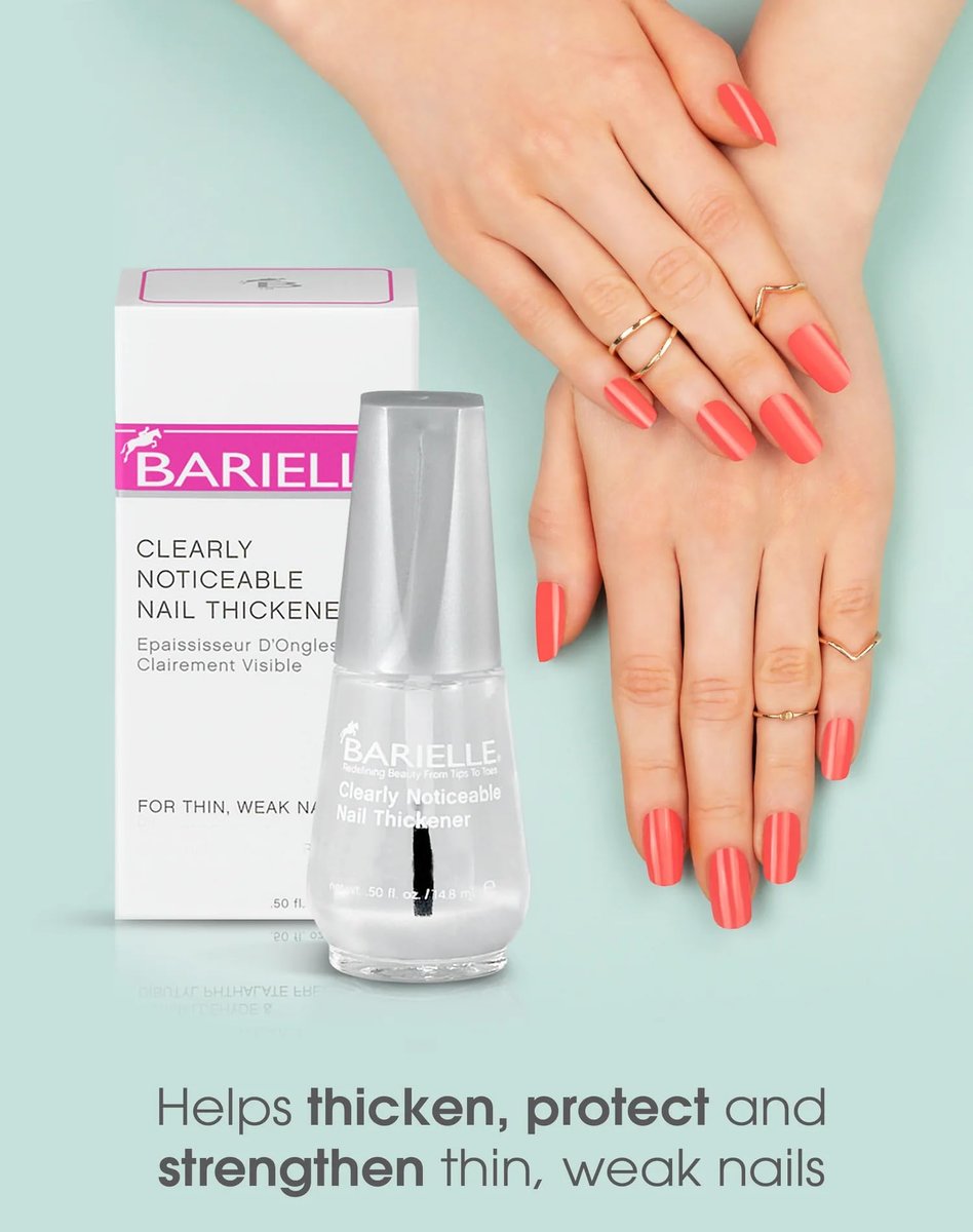 Barielle Clearly Noticeable Nail Thickener - Instantly Thickens Nails Up to 50%, Heals Cracked, Split, or Peeling Nails, Promotes Growth - 0.5 oz - görsel 3
