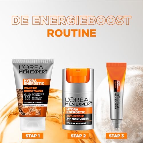 L'Oreal Paris Men Expert Hydra Energetic Daily Anti-Fatigue Moisturizing Lotion, 1.6 oz Avelisse