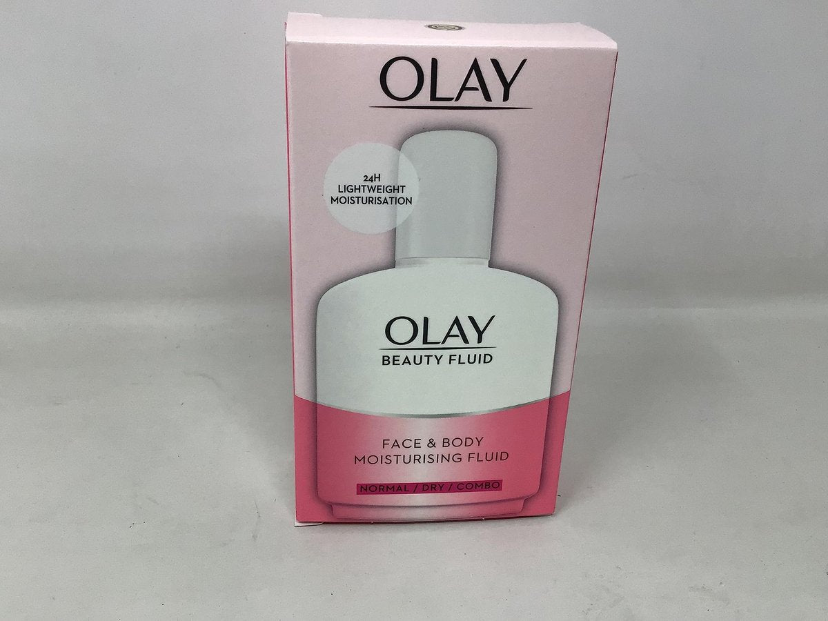 Olay Beauty Fluid Regular 100ml - Daily Face Moisturizer for Soft, Smooth Skin Avelisse
