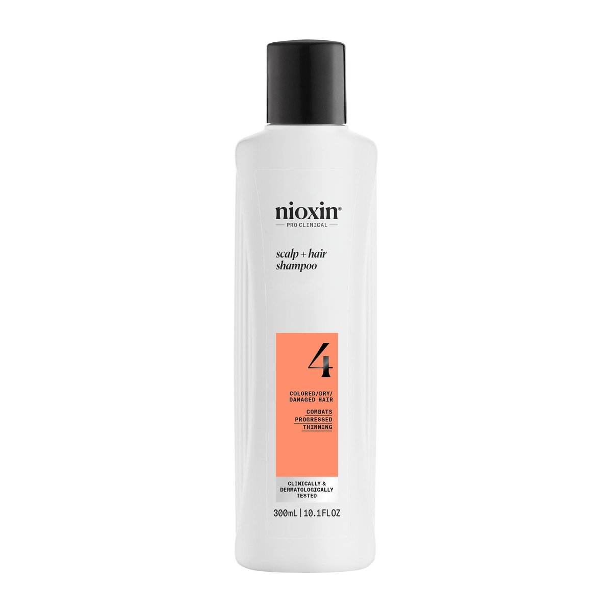 Nioxin System 4 Scalp + Hair Shampoo for Colored or Damaged Hair with Progressed Thinning - 10 Fl Oz - görsel 1