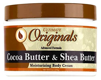 Ultimate Organic Cocoa Butter & Shea Body Butter - 8 oz Jar