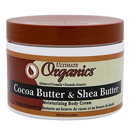 Ultimate Organic Cocoa Butter & Shea Body Butter - 8 oz Jar - görsel 2