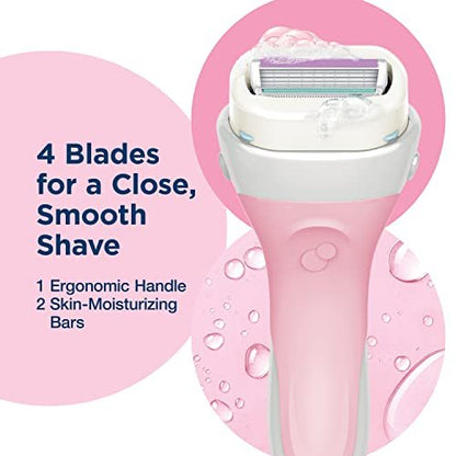 Schick Intuition Advanced Moisturizing Women's Razor with Shea Butter - 1 Handle + 2 Refills