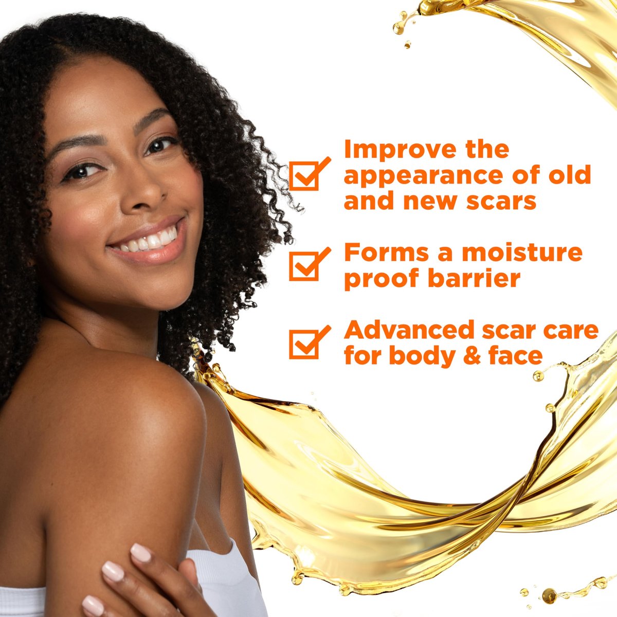 Palmer's Cocoa Butter Formula Scar Serum – Skin Brightening Oil for Face & Body, Concentrated Serum with Vitamin E, Fragrance Free, 1 Fl Oz - görsel 3
