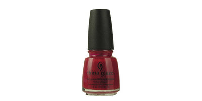 China Glaze Nail Polish - China Rouge 711 (0.5 fl oz) - Vibrant Red Crème Finish