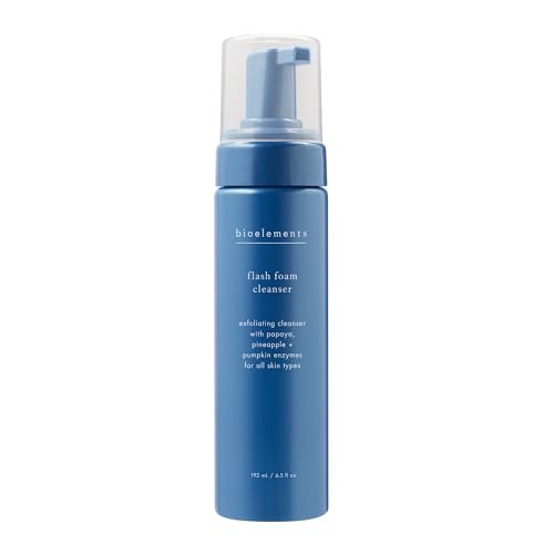 Bioelements Flash Foam Cleanser - Exfoliating Foam Cleanser for Oily, Combination & Dry Skin - 6.5 fl oz - Vegan, Gluten Free Avelisse