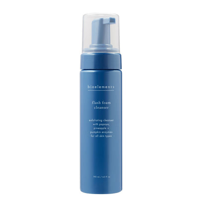 Bioelements Flash Foam Cleanser - Exfoliating Foam Cleanser for Oily, Combination & Dry Skin - 6.5 fl oz - Vegan, Gluten Free Avelisse