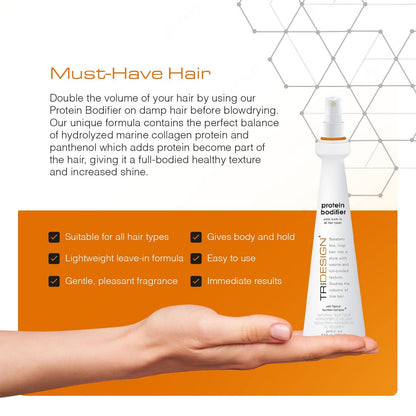 TRI Design Protein Bodifier Volumizing Hairspray – Full-Bodied Texture & Lift for Fine, Thin, or Limp Hair – 9.5 oz Avelisse
