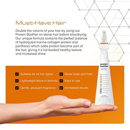 TRI Design Protein Bodifier Volumizing Hairspray – Full-Bodied Texture & Lift for Fine, Thin, or Limp Hair – 9.5 oz Avelisse