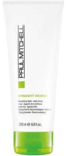 Paul Mitchell Straight Works Smoothing Styling Gel - 6.8 fl. oz. - Adds Shine, Controls Frizz for Sleek Hair Avelisse