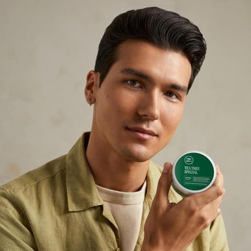 Tea Tree Shaping Cream - Long-Lasting Hold Hair Styling Cream with Matte Finish for All Hair Types, 3 oz - görsel 10