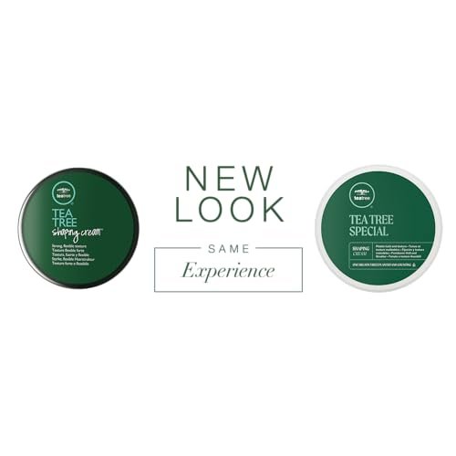 Tea Tree Shaping Cream - Long-Lasting Hold Hair Styling Cream with Matte Finish for All Hair Types, 3 oz - görsel 4