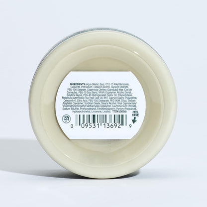 Tea Tree Shaping Cream - Long-Lasting Hold Hair Styling Cream with Matte Finish for All Hair Types, 3 oz